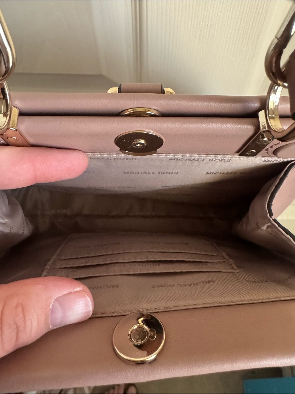 Michael Kors Gramercy Small Frame Satchel - Picture 5 of 5